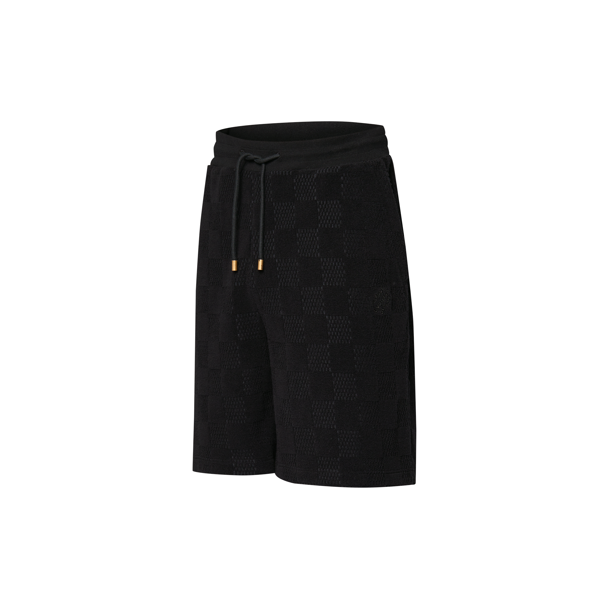 Damier French Terry Cotton Shorts - Ready-to-Wear | LOUIS VUITTON